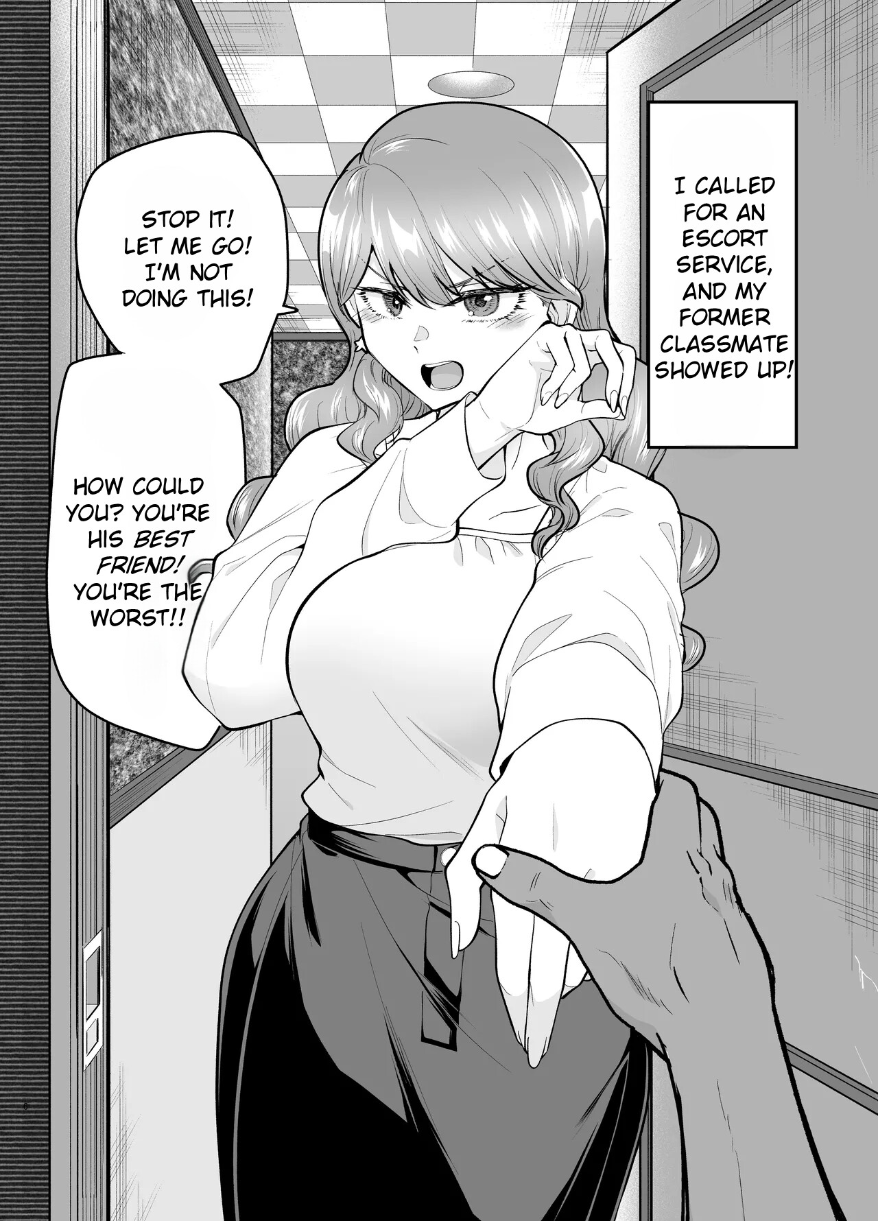Hentai Manga Comic-I Called an Escort Service, and My Old Classmate Showed Up 2-Read-5